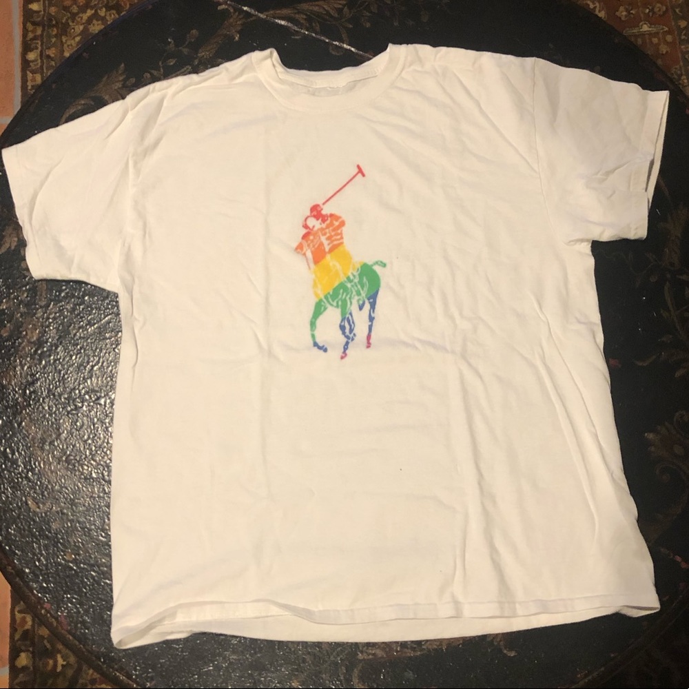 Polo Ralph Lauren Rainbow logo t-shirt